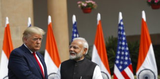 Donald Trump returns to domestic squabbles on India trip